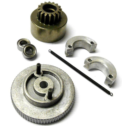 0204868107 .12 - .18 RC Nitro Engine Car 2 Shoe Clutch Flywheel Kit VX 16 Teeth