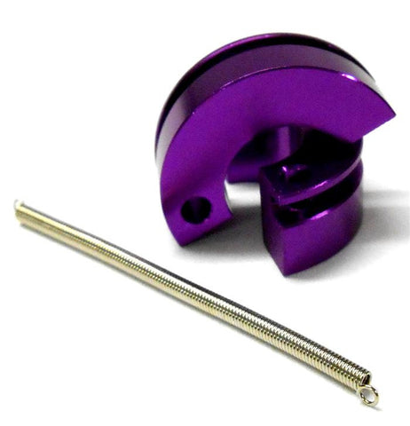 02048  102273 1/10 Scale Alloy Aluminium Clutch Clip Set with Spring HSP Purple