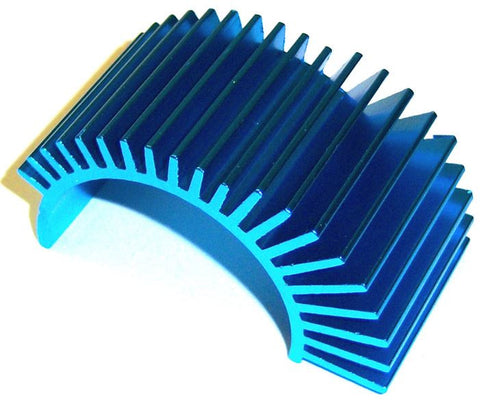 03300 RC 540 550 Heatsink Heat Sink Blue - Brontosaurus HSP Hi Speed Parts