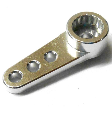 058622 1/5 RC Steering Servo Horn Arm 17 Teeth Tooth 17T Silver Single