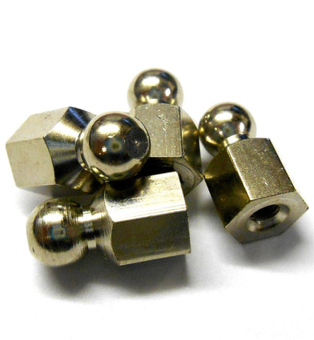 06023 Shock Ball Mount x 4 Silver Alloy HSP 3mm Thread