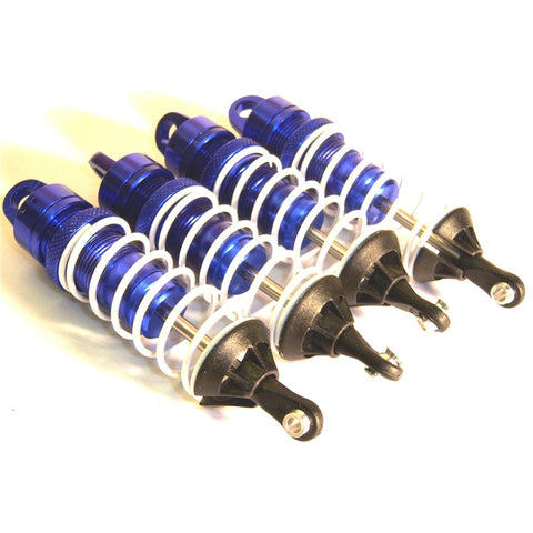 BS903-004 1/8 1/10 Scale 95mm Buggy Oil filled Aluminium RC Shock Absorber Blue x 4