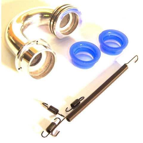 BS801-015 1/8 Scale Alloy Rear Exhaust Manifold + Gasket + Spring