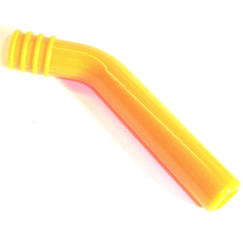 A10007O 1/8 RC Nitro Car Engine Exhaust Pipe Silicone End Deflector 10mm x 1 Orange