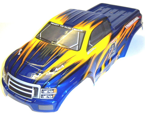08035 88041 RC 1/10 Scale Monster Truck Body Shell Cover HSP Navy Blue Cut