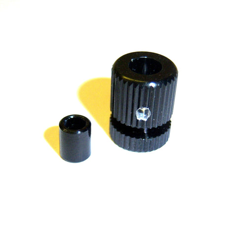 RC Receiver Alloy Antenna Pipe Column Stand Black x 1