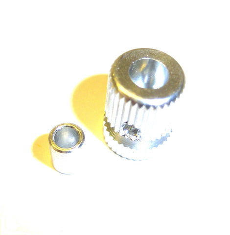 RC Receiver Alloy Antenna Pipe Column Stand Silver x 1