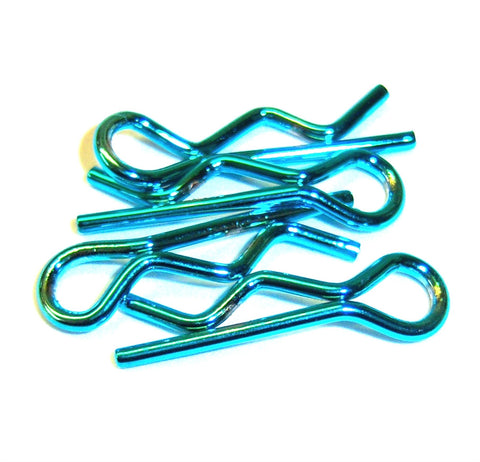 SGF-1TB 1/16 1/10 Small Light Blue Body Clips R Pin x 4