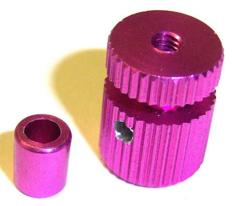 RC Receiver Alloy Antenna Pipe Column Stand Pink x 1