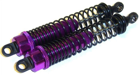 08041 / 108004 1/10 Scale Shock Absorber Alloy Aluminium HSP 100mm Long Purple 2