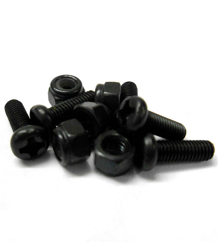 10129S M3 3mm x 9mm Long Button Head Cross Screws x 4 3x9 Metric M3 Nuts