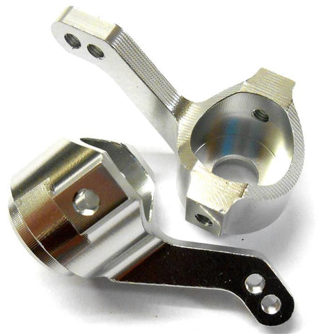02131 102011 Aluminium Steering Arm x 2 - HSP Upgrades Silver
