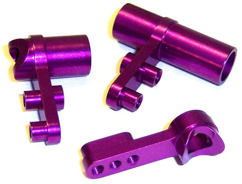102057 1/10 Alloy Steering Servo Saver Complete Purple