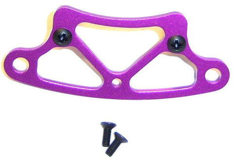 102058 1/10 Scale RC Alloy Front Bumper Plate Purple