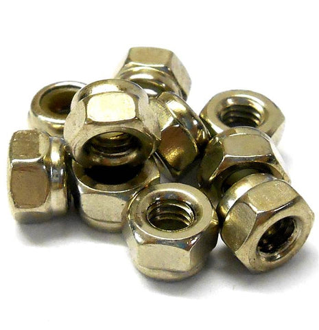 11447 1/16 Wheel Axle Nylon Lock Nuts x 10 M3 3mm