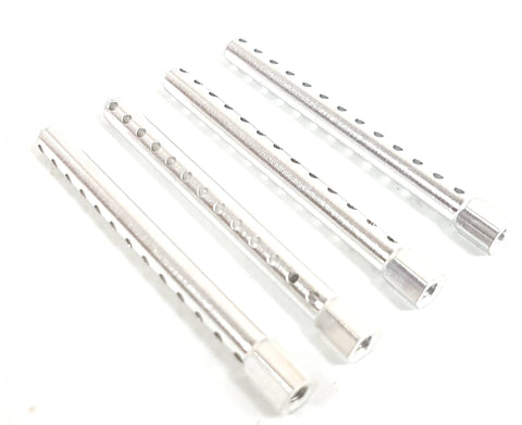 02144 102037S 1/10 Scale RC Car Alloy Body Posts x 4 Silver 02010 for HSP