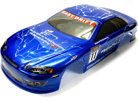 12301 1/10 Scale Drift Touring Car Body Cover Shell RC Blue Cut