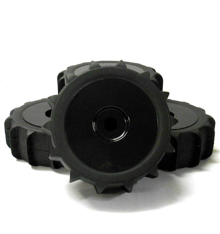 180122 1/8 Scale Sand Snow Buggy RC Disc Wheels and Tyres Black x 4