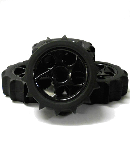180124 1/8 Scale Sand Snow Buggy RC 5 Holes Wheels and Tyres Black x 4