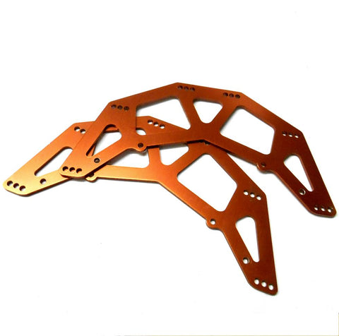 18026 1/10 Scale Rock Crawler Alloy Orange Side Plate x 2 94180