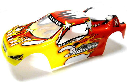 18302 Off Road Nitro RC 1/16 Scale Truggy Body Shell Cover Red