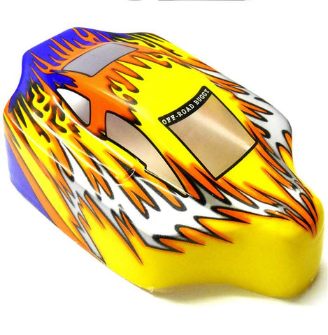 18503 Off Road Nitro RC 1/16 Scale Buggy Body Shell Flame