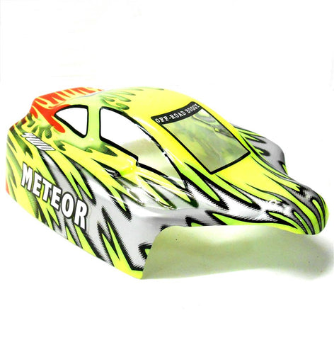 18504 Off Road Nitro RC 1/16 Scale Buggy Body Shell Green Cut