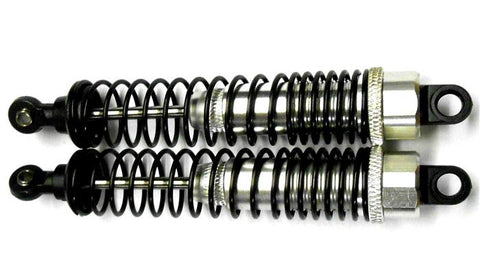 188004S 1/10 Scale 2 Shock Absorber Alloy Aluminium HSP 100mm Long Silver 08041
