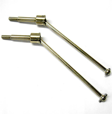 188015S RC 1/10 Universal Drive Shaft Dogbone Silver Chrome Steel x 2