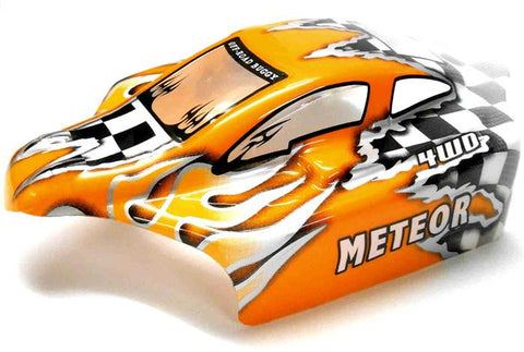 25285-1 Off Road Nitro RC 1/16 Scale Buggy Body Shell Orange Cut