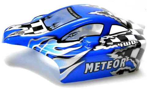 25285-2 Off Road Nitro RC 1/16 Scale Buggy Body Shell Blue Cut