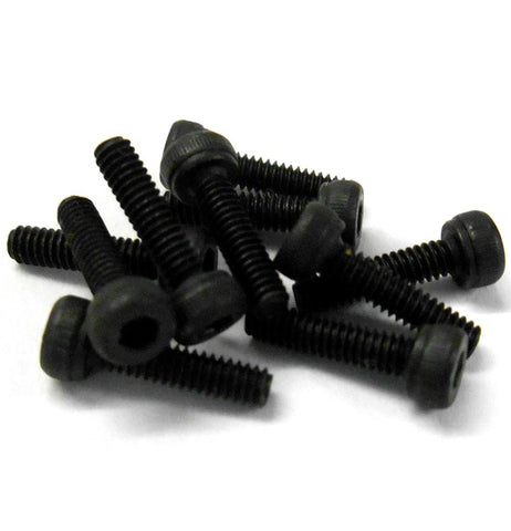 M2 x 8mm 2 x 8 Black Inner Hex Cap Socket Screw x 10 Metric Thread