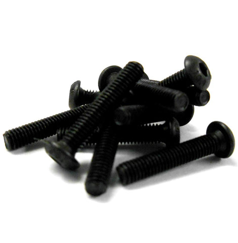 M3 x 16mm 3 x 16 Black Inner Hex Button Socket Screw 10