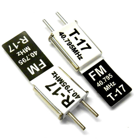RC 40 MHZ 40.795 FM Crystal TX & RX Receiver 40MHZ Black