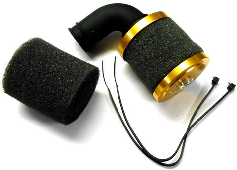 51701A 1/8 Alloy Open RC Engine Air Filter Sponge Gold