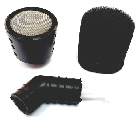 51710K 1/10 Alloy Taper RC Engine Air Filter Black