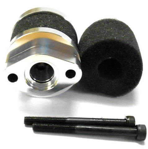 51715S Silver Open Alloy RC Air Filter Sponge 1/5