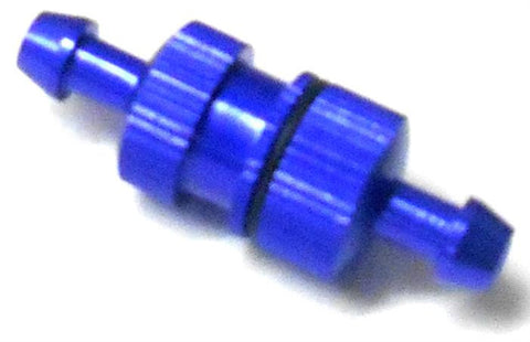 51755B RC Inline Blue Alloy Glow Nitro Oil Fuel Filter