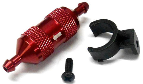 51758R Red Alloy Glow Nitro Oil Fuel Filter Copper