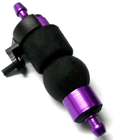 51759P RC Purple Alloy Glow Nitro Oil Fuel Filter w Pump