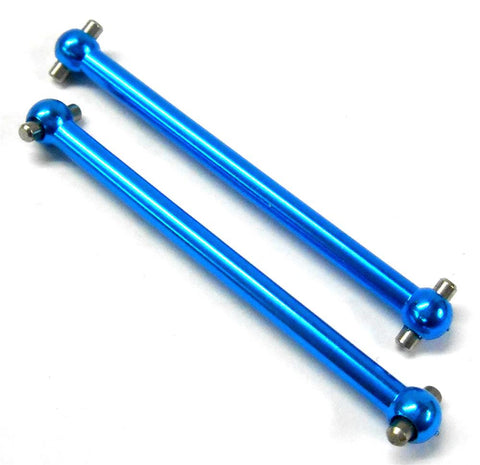 580027 1/16 Scale Alloy Upgade Front / Rear Dogbone 46mm Drive Shaft 2 Blue