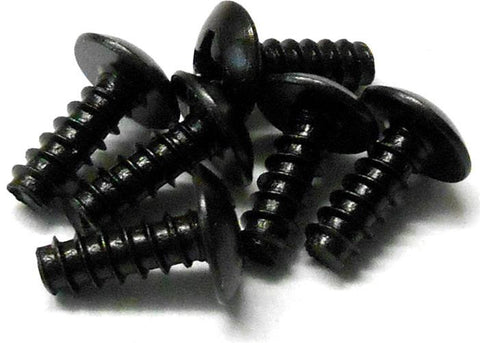60110 6 x Cap Head Self Tapping Screw 3mm x 8mm 3x8