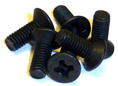 60111 6 x Countersunk Mechanical Screw 3mm x 8mm 3x8