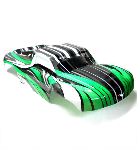 73904 RC 1/8 Scale Monster Truck Truggy Body Shell Cover Green Short Course