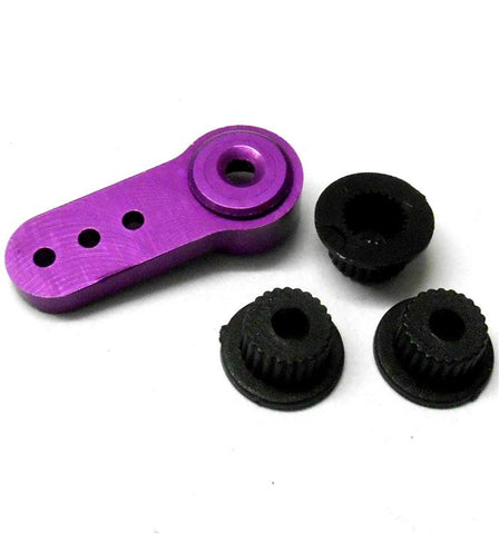 80238 RC R/C 1 Point 1/10 Scale Alloy Steering Servo Horn Arm Purple 23T 24T 25T