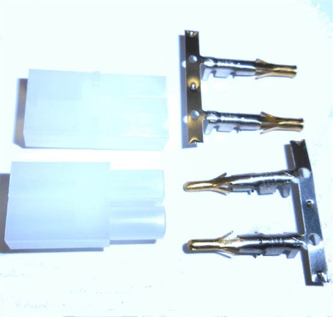 8040 RC Mini Tamiya Connector Set Male / Female Plug x 1 Pair