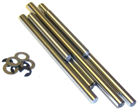 81032 RC Lower Arm Pins + E-Clips 1/8 HSP Tornado