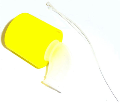 81043 Yellow RC Air Filter Assembly + Zip Ties 1/8 HSP Tornado