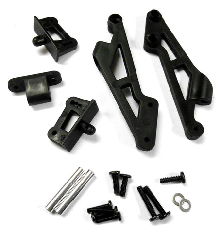 81061 Wing Braces Mount Plastic Black Support Wing Post Set