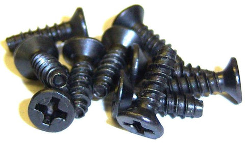 81220-1 10 x Countersunk Self Tapping Screw 3mm x 10mm - Flat Head 3x10